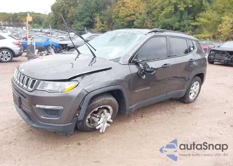 2018 Jeep Compass Sport z USA, uszkodzony, nr VIN 3C4NJCAB1JT123198